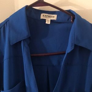 Express Tops - Royal blue express portofino shirt Express Tops - Royal blue express portofino shirt